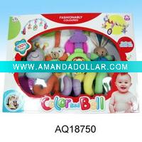 Funny soft worm bell toys