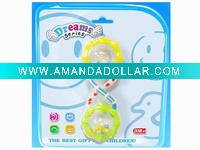Wholesale X shape bell ring baby toys