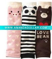 Wholesale New hotsale designed lovely baby products Knitted baby leg warmers