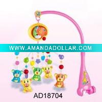 Wholesale Color & music baby bed bell toys