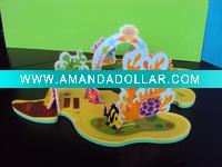 Wholesale Girl Island EVA Bath Toy FLK-T103
