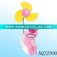 Plastic mini fan hand