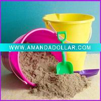2pcs plastic beach buckets and spades