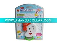 Baby pull bell toys (snowman shape)