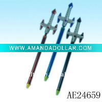 Plastic water filled toys sword