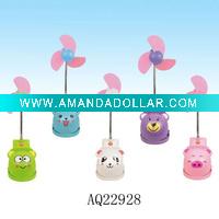 Wholesale Plastic cartoon rechargeable mini clip on fan