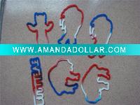 Animal shaped silicone bands