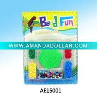 Plastic bead toys