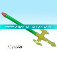Plastic water snake toy sword