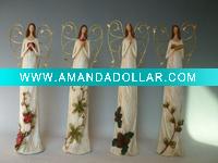 Wholesale Resin angel figurine white