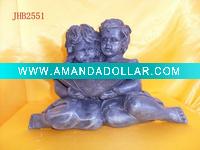 Wholesale polyresin crafts angel Figurines
