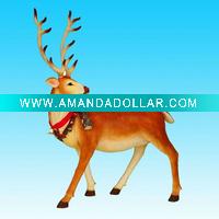 Wholesale Lively christmas resin reindeer, holiday decoration