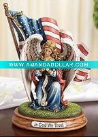 Wholesale In God We Trust Angel Figurine