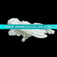 Wholesale polyresin angel figurines reading book