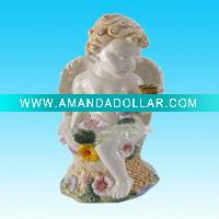 Wholesale Hotsale ceramic cherub figurine, ceramic angel