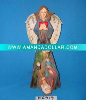 Wholesale Polyresin angel with nativity set