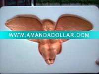 Wholesale PU sitting angel for home decoration