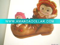 Wholesale money bank gift of polyresin craft