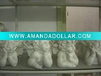 white resin angel