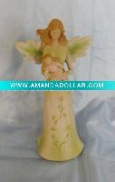 Wholesale resin angel figurine with baby