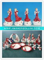 Wholesale home decorative ceramic praying angel figurine