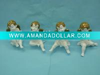 Wholesale Polyresin cupid angel figurine for garden decoration