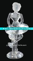 Wholesale elegant glass crystal girl