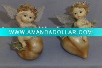 Wholesale RESIN CRAFTS ANGEL&BOY FIGURINE GIFTS