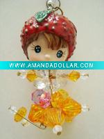 Wholesale polyresin angel, colourful decoration