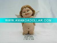 Wholesale Resin Color paint Angel Figurine