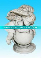 Wholesale cute polyresin angel figurine - hot sale