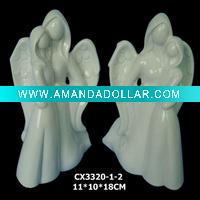 Wholesale Porcelain Angel Figurine for home decoration