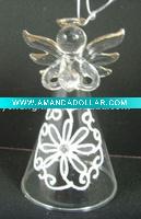 glass angel figurine