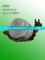 Wholesale Solar figurines,Garden decoration,Polyresin snail NE9006