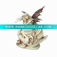 Wholesale Polyresin crafts garden angel decoration