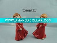 Wholesale Ceramic glaze Angel wing children christmas gift