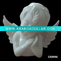 Wholesale Ceramic Angel Baby Figurine For Christmas Crafts