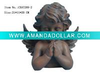 Wholesale polyresin angel figurine praying