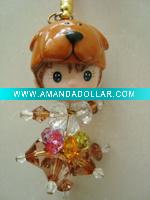 polyresin toy pendant,resin doll