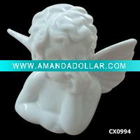 Wholesale Ceramic Angel Crafts For Christmas Ornament