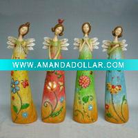 Wholesale polyresin angel figurine decor