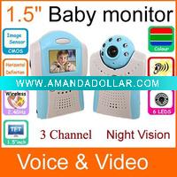 Wholesale wireless 2.4ghz baby monitor