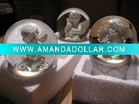 Wholesale Diameter 8CM Angel Snow Globe