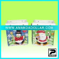 square christmas ceramic pot