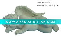 Wholesale polyresin sleeping angel figurine