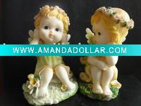 Wholesale 108B058 Cute Colorful Resin Baby Fairy And Angel