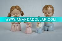 Wholesale Polyresin Baby Praying Figurine
