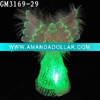 Wholesale glass fiber optic angel with LED light