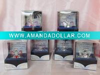 Wholesale 12 MONTHS GLASS BIRTHSTONE ANGELS IN FABRIC GIFT BOX