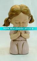 Wholesale Polyresin baby figurine, child figurine pray